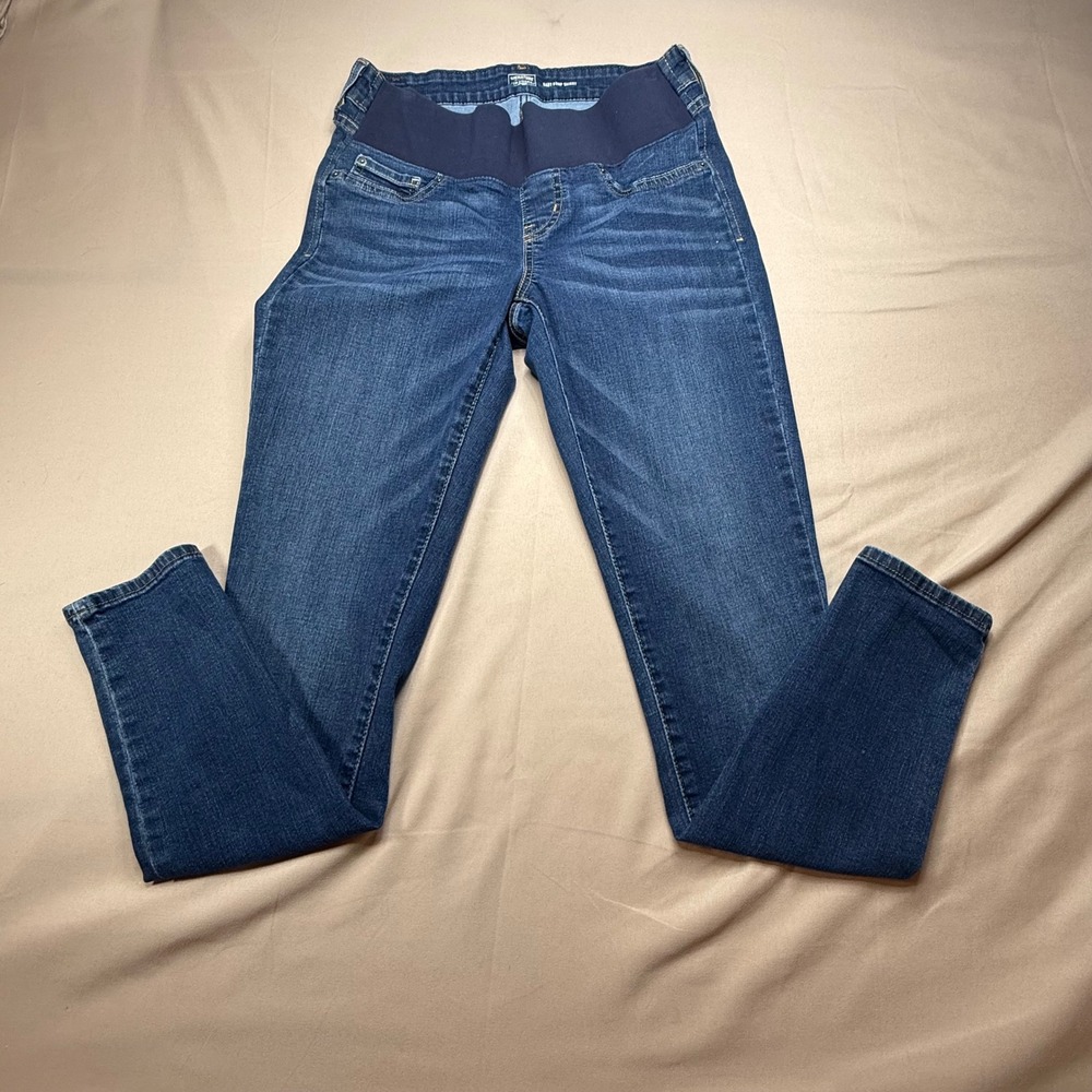 Signature by Levi Strauss Baby Bump Skinny Maternity Jeans Blue Size S